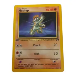 Pokemon Machop 1st Edition 59/82 Team Rocket MP Common WOTC - Image 5