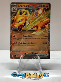 Pokemon Charizard ex SVP161 Scarlet & Violet Black Star Promo - Image 1