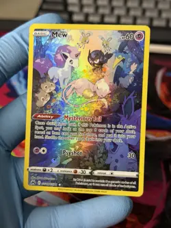 Pokemon Mew TCG Ultra Rare Holo Card Crown Zenith: Galarian Gallery #GG10/GG70 - Image 1