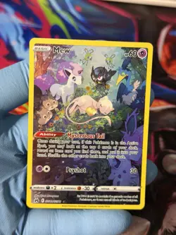 Pokemon Mew TCG Ultra Rare Holo Card Crown Zenith: Galarian Gallery #GG10/GG70 - Image 3