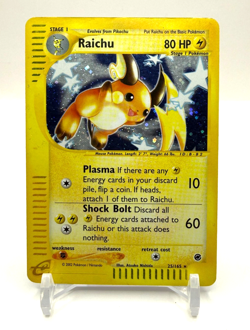 Pokemon Raichu Holo Rare Expedition Base Set Card 25/165 - Image 1
