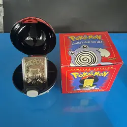 Vintage Pokemon Poliwhirl #61 23K Gold Plated Card w/ Box & COA - Image 1