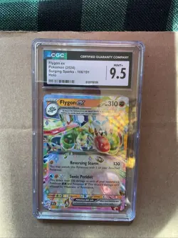 Flygon ex 106/191 Surging Sparks Ultra Rare Holo Pokemon Card CGC in Case 9.5 - Image 1