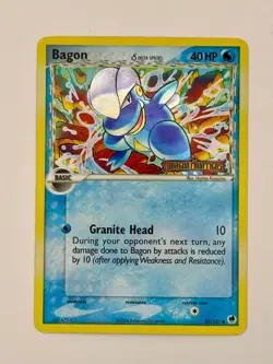 🇨🇦 Bagon Dragon Frontiers 43/101 Common Reverse Holo Pokemon Card Stamped - Image 1