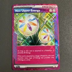 Pokemon TCG Neo Upper Energy 162/162 Temporal Forces Near Mint NM Ace Spec - Image 1