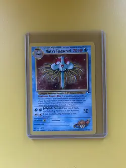 2000 POKEMON GYM HEROES 10 MISTY'S TENTACRUEL HOLO - Image 1