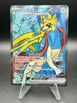 Pokemon TCG Hop’s Zacian 176/159 Full Art Ultra Rare Holo Journey Together - Image 1