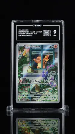 CHARMANDER 2023 POKEMON SCARLET & VIOLET BLACK STAR PROMOS #044 - Tag 9 - Image 1