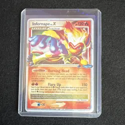 Pokemon Infernape LV.X Diamond & Pearl DP10 Ultra Rare Holo Fire HP 120 2007 EN - Image 1