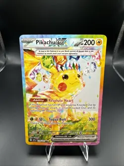 Pokemon Pikachu EX Tera 238/191 Surging Sparks Special Illustration Rare Holo - Image 1