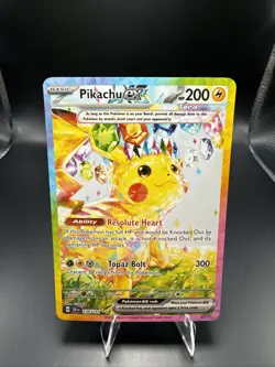 Pokemon Pikachu EX Tera 238/191 Surging Sparks Special Illustration Rare Holo - Image 3
