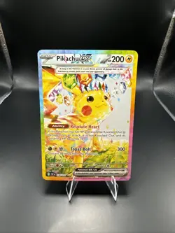 Pokemon Pikachu EX Tera 238/191 Surging Sparks Special Illustration Rare Holo - Image 5
