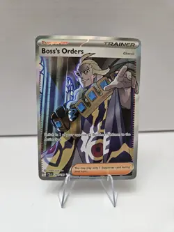 Pokemon TCG Boss's Orders 248/193 Paldea Evolved Full Art Holo Ultra Rare Ghets… - Image 1