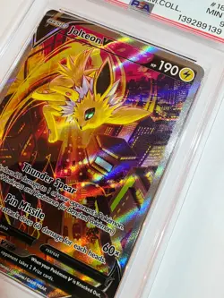 ⚡ Jolteon V SWSH183 ⚡ 2021 Pokemon BSP ⚡ VMax Premium Collection ⚡ PSA 9!! - Image 3
