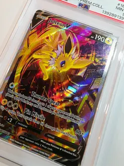 ⚡ Jolteon V SWSH183 ⚡ 2021 Pokemon BSP ⚡ VMax Premium Collection ⚡ PSA 9!! - Image 5