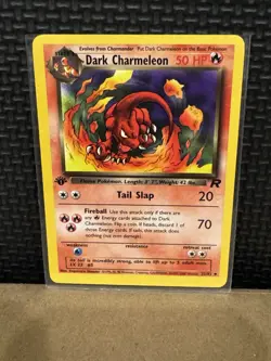 2000 Pokemon Team Rocket - 1st Edition - Dark Charmeleon 32/82- Ungraded - Image 3