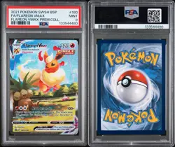 FLAREON VMAX 2021 POKEMON SWSH PREMIUM COLLECTION BSP #SWSH180 PSA 9 - Image 3