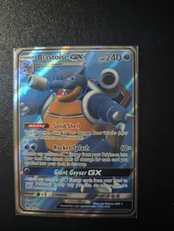 2019 Pokemon Blastoise GX SM189 Sm Holo Black Star Promo NM - Image 1
