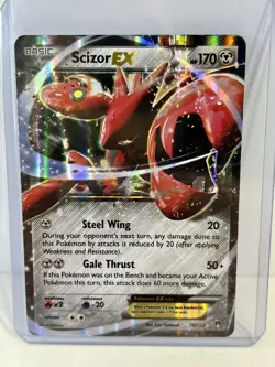 Pokemon TCG Scizor-EX BREAKPoint 76/122 Holo Holo Rare EX NM - Ungraded - Image 1