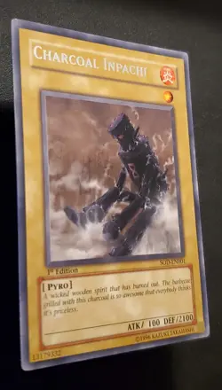 Yu-Gi-OH! Charcoal Inpachi SOD-EN001 Soul of the Duelist 1st Edition NM - Image 2