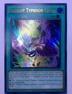 Radiant Typhoon Chant - DOOD-EN061 - 1st Edition - Ultra Rare - NM - Yugioh - Image 1