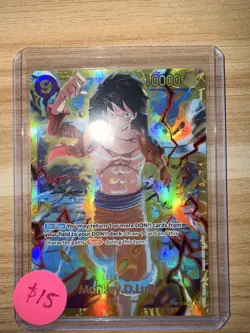 One Piece Monkey.D.Luffy OP09-119 Secret Rare Emperors in the New World NM - Image 1