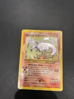 Pokemon TCG Shining Charizard Neo Destiny Holo Card 107/105 Unlimited Shiny Rare - Image 1