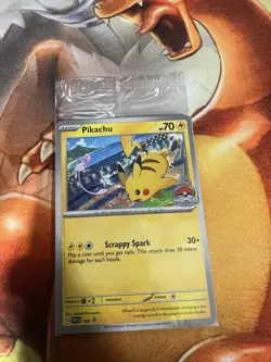 Pikachu SVP190 World Championship Promo Sealed Pokemon Trading Card Game - Image 1