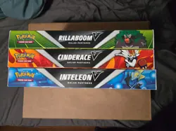Pokemon Cards Galar Partners All 3 Boxes Inteleon, Cinderace & Rillaboom NEW!!! - Image 2