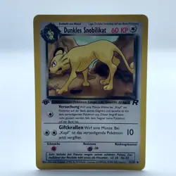 Pokemon TCG Karte - Dunkles Gallopa 1. Edition Deutsch 44/82 Team Rocket NM - Image 1