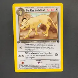 Pokemon TCG Karte - Dunkles Gallopa 1. Edition Deutsch 44/82 Team Rocket NM - Image 2