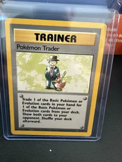 Pokemon TCG Trainer Base Set 77/102 Regular Card Pokemon Trader - Image 1