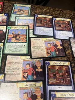 Harry Potter 2001 TCG Base Card Lot Many Rare Cards Warner Bros. 88 Card Lot - Image 5