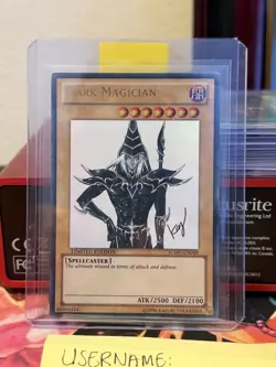 Yu-Gi-Oh Card Dark Magician JUMP-EN049 Ultra Rare Limited Edition Collectable LP - Image 1