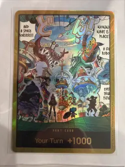 DON!! Card (Egghead) (Gold) The Azure Sea's Seven Foil - Image 1