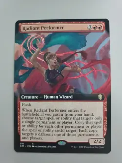 MTG Radiant Performer Commander 2021 Extended Art Rare - Image 1