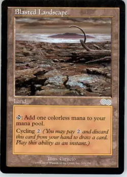 Blasted Landscape U Urza's Saga 319 MP - Image 1