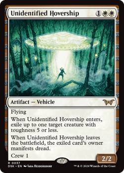 Unidentified Hovership #37 | NM Near Mint | DSK Duskmourn Magic MTG - Image 1