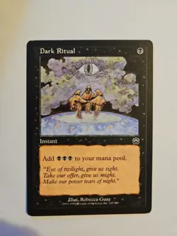Mercedes Masques MMQ Magic: The Gathering Dark Ritual #129 English Edition - Image 1