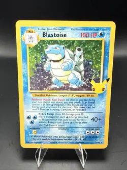 Pokemon TCG Blastoise Celebrations: Classic Collection 2/102 Holo Holo Rare A - Image 1