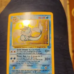 Pokemon Vaporeon Holo Jungle 1st Edition Shadow 12/64 MP - Image 2