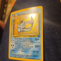 Pokemon Vaporeon Holo Jungle 1st Edition Shadow 12/64 MP - Image 3