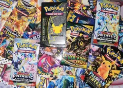 Pokemon TCG 12 Sealed Booster Packs Random Sets ENGLISH 2x PRISMATIC guaranteed - Image 1