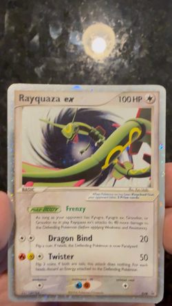 2003 Pokemon Nintendo Black Star Promos Rayquaza ex #039 - Image 2