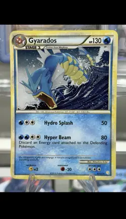 Pokemon TCG Gyarados Heartgold Soulsilver 4/123 Holo Rare - Image 1