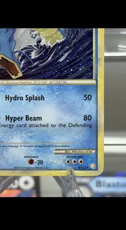 Pokemon TCG Gyarados Heartgold Soulsilver 4/123 Holo Rare - Image 4