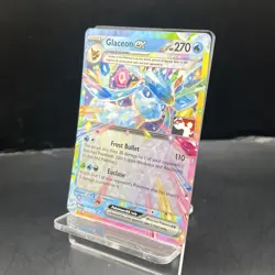 Play Pokemon Stamped Glaceon Ex 026/131 Prismatic Evolutions Prize Pack Stamp - Image 3