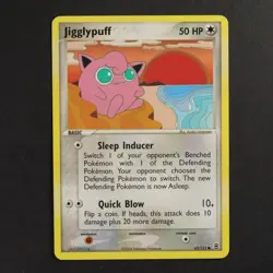 Jigglypuff 65/112 EX Fire Red & Leaf Green Pokemon TCG VG Condition - Image 1