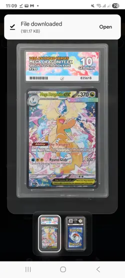 Pokemon TCG Ascended Heroes Mega Dragonite EX 290/217 SIR ACE 10 - Image 2