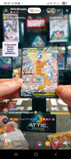 Pokemon TCG Ascended Heroes Mega Dragonite EX 290/217 SIR ACE 10 - Image 5